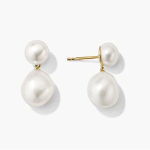 Mejuri Bold Pearl Drop Earrings